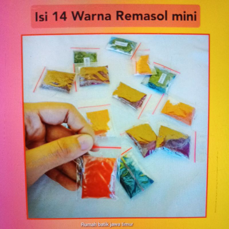 Paket 14 warna Remasol 300ml mini