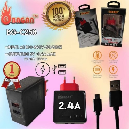 Charger Bagan BG-C258 Micro BG C258