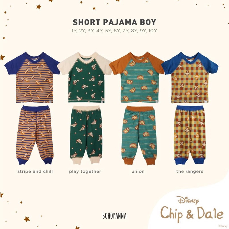 BOHOPANNA Short Pajama Boy - Piyama Anak