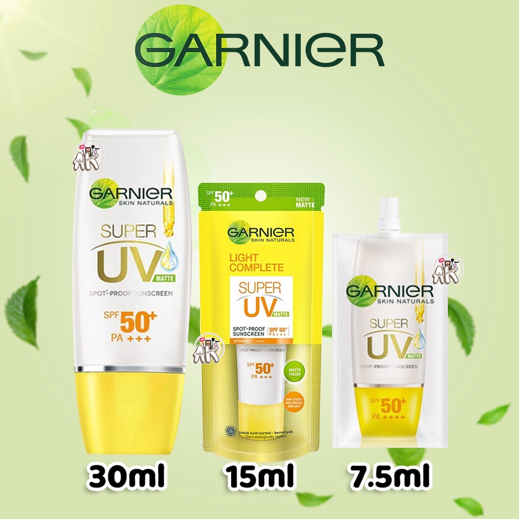 GARNIER Light Complete Super UV Sunscreen SPF 50 PA+++ 30 ml / 15ml