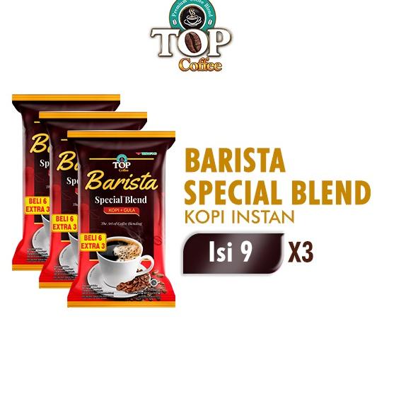 

Viral✅ ⚡TOK SIAP 【COD [Buy 2 Get 1] Top Coffee Barista 25 gr x 6 pcs (ISI 6+3)