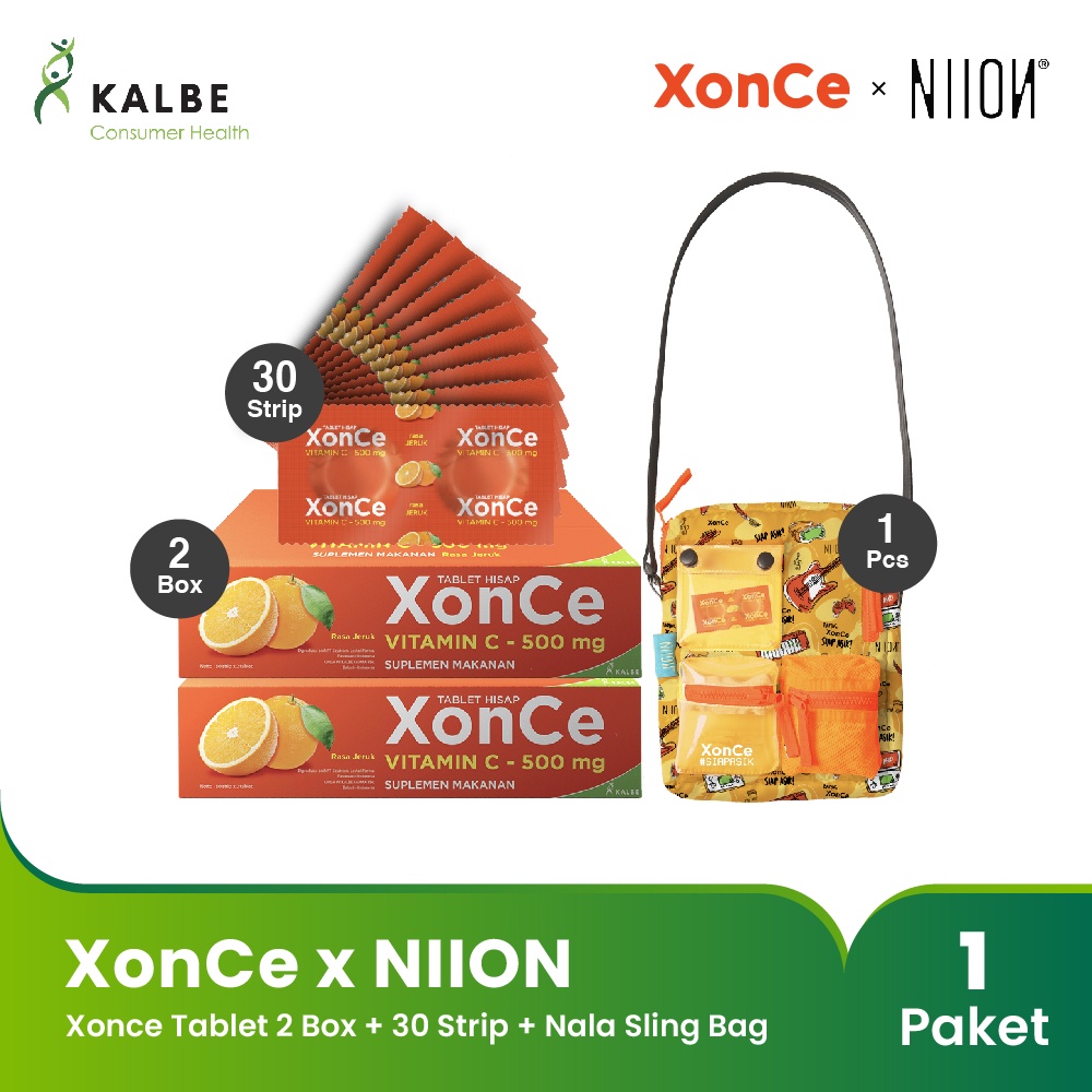 XonCe x Niion - Paket 2 Box FREE Nala Sling Bag