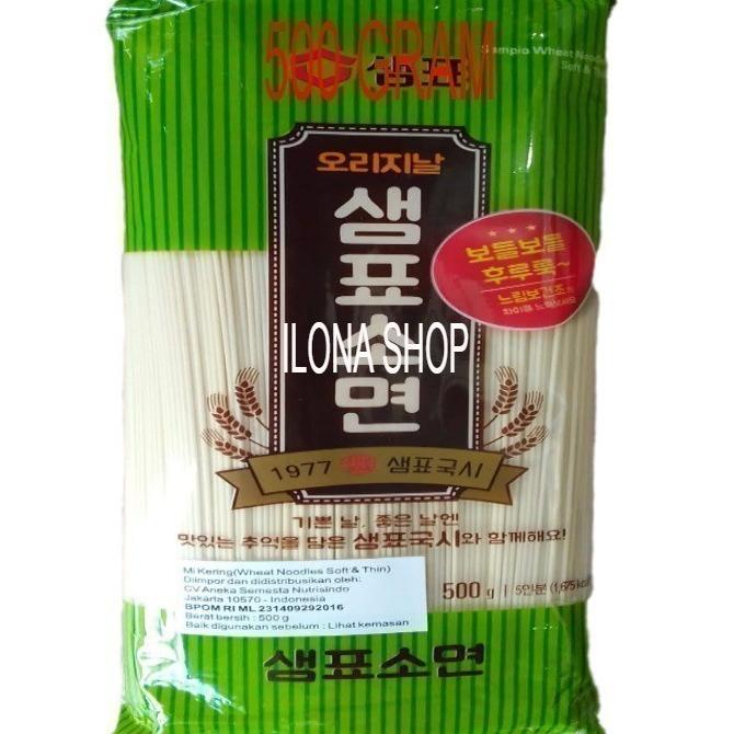 

SEMPIO KOREAN NOODLE 500GR MIE KERING TIPIS/MISOA GANDUM KOREA 500 GR