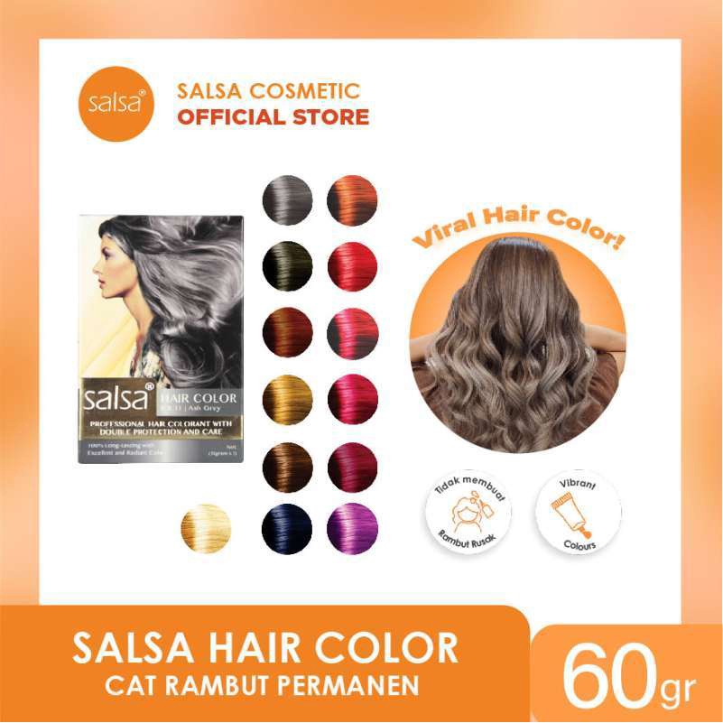 ✨LACIKOSME✨ SALSA HAIR COLOR PERMANENT - SALSA CAT RAMBUT SEMIR RAMBUT