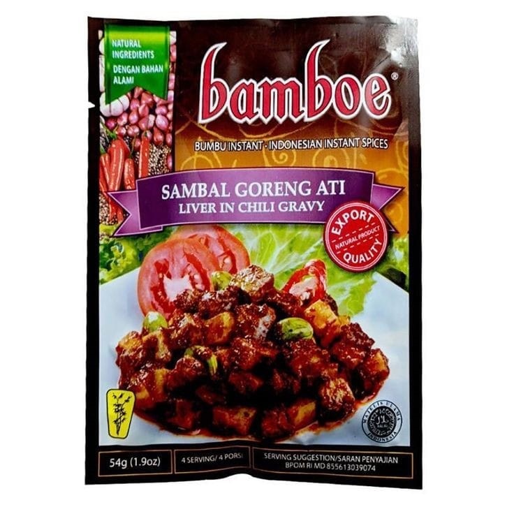 

Bumbu Bamboe Sambal Goreng Ati 54 Gr Halal