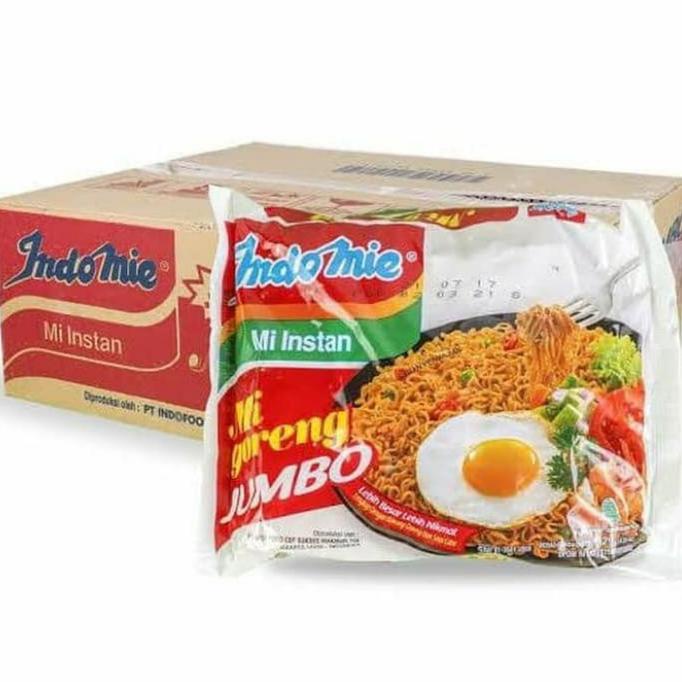 

Indomie goreng spesial jumbo 1 dus / kemasan besar 129 gr (24 pcs)