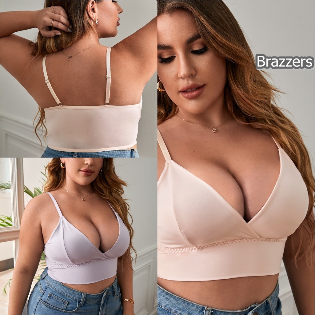 Crop Top Bra Bh Penekan Lemak Ukuran Size 32 34 36 38 Cocok Pakai Baju Dalaman Daleman Jas Blazer Un