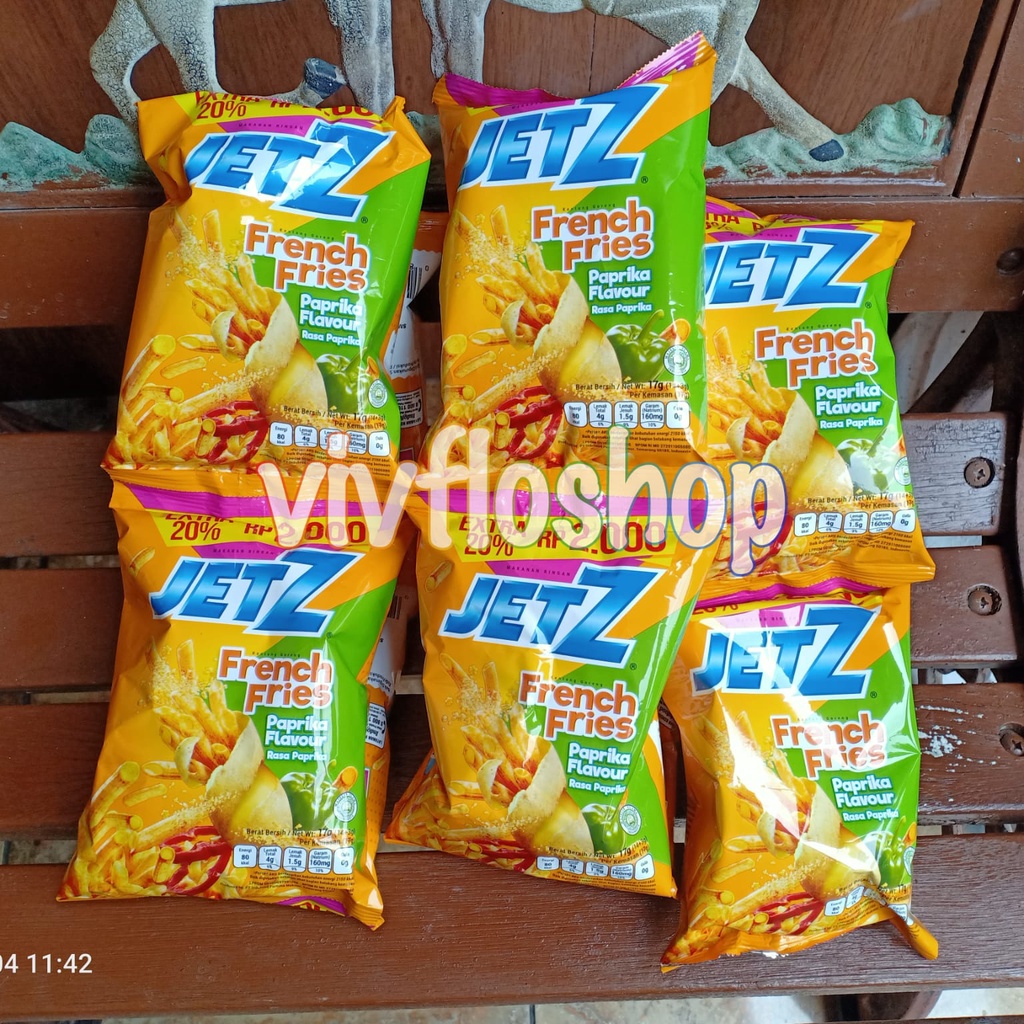 

Chiki Jet Z French Fries Paprika (Renceng isi 10)