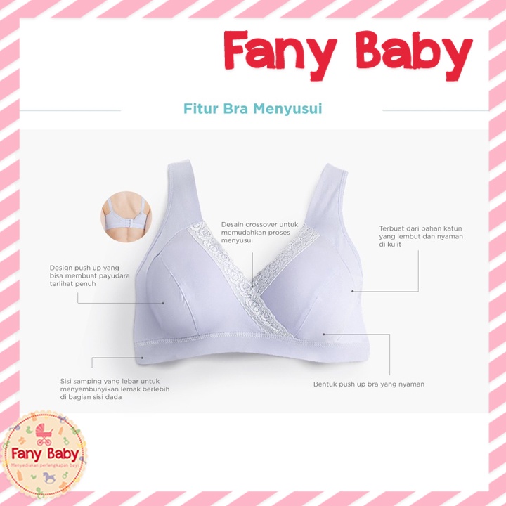 MOOIMOM CROSSOVER MATERNITY AND NURSING BRA