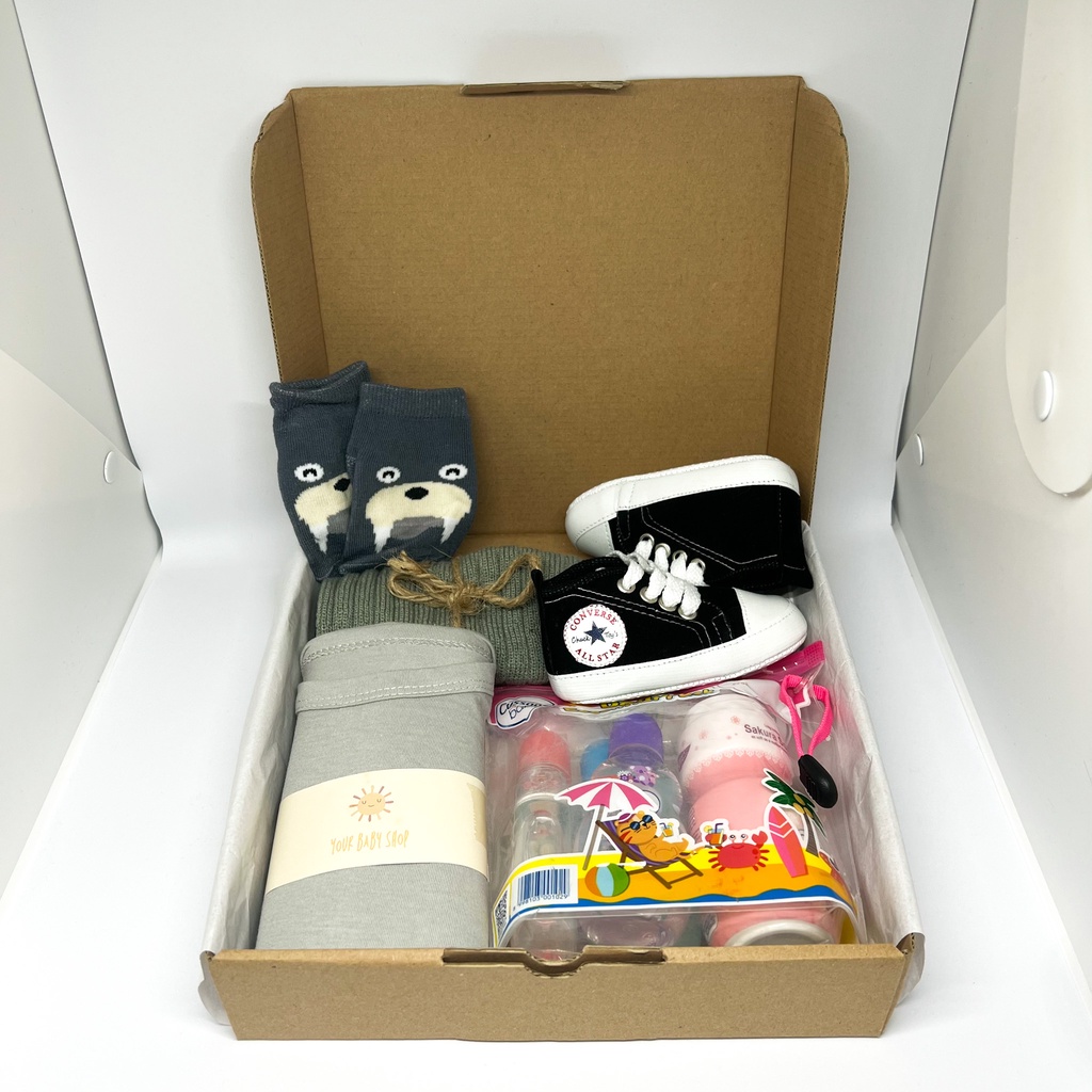 YBS Premium Hampers Bayi 5 in 1 Kado Lahiran Bayi Perlengkapan Bayi Newborn Unisex Baby Giftset