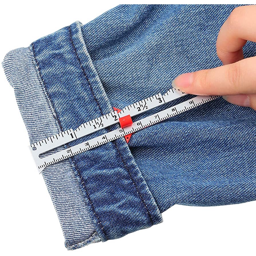 sewing gauge ruler/penggaris pengukur tepi kain/sewing seam ruler/knitting gauge ruler