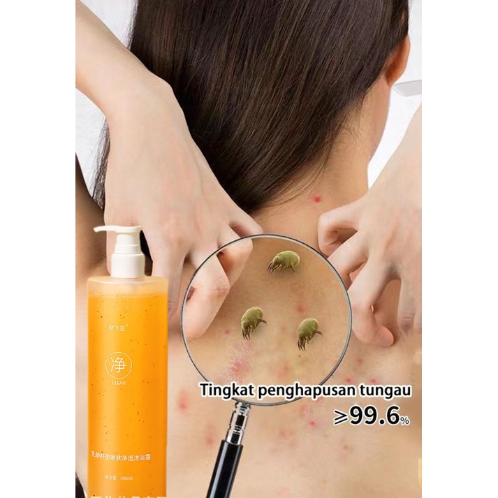 Acne Body Wash / Whitening Body Wash / Parfum Alami Shower Gel / Repair Skin / Anti Jerawat Badan --500ml G3