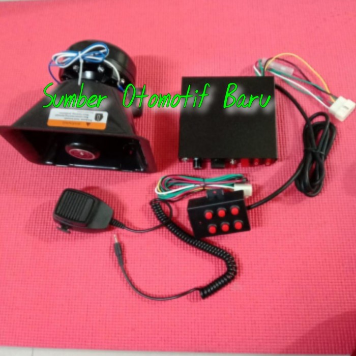 Toa Sirene Sirine Patwal Polisi Ampli Mobil 200 Watt 1Set