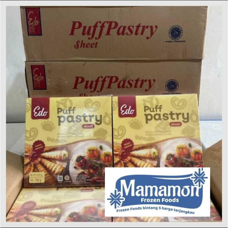 

Edo Puff Pastry 750gr | Kulit Pastry Edo -TERMURAH!!!-