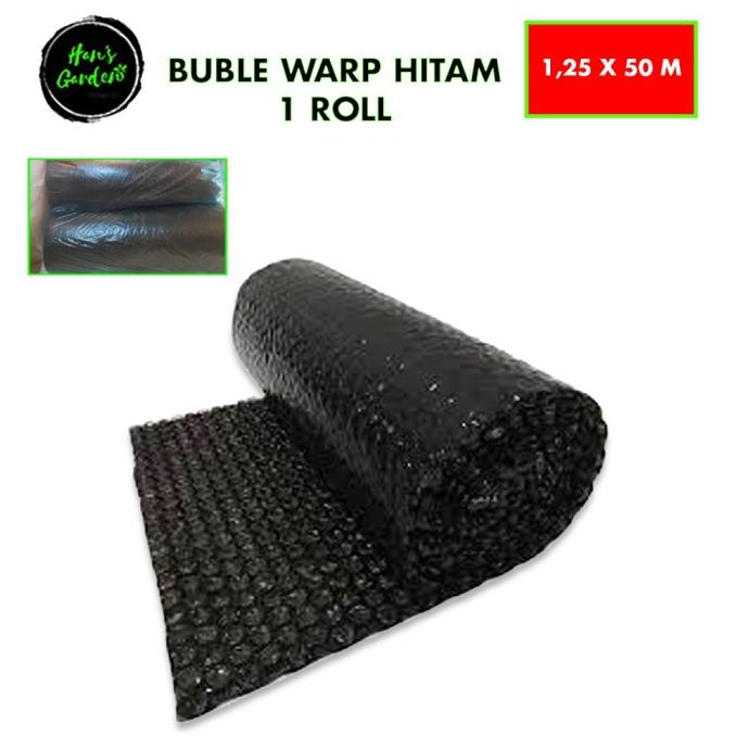 

Buble warp hitam 1 roll 1.25 x 50 meter untuk packing aman anti pecah lon01