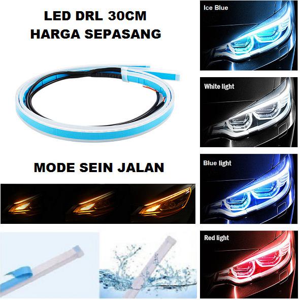 Lampu LED Alis DRL 60 CM Mobil Motor 60CM Sein Running Grade A+