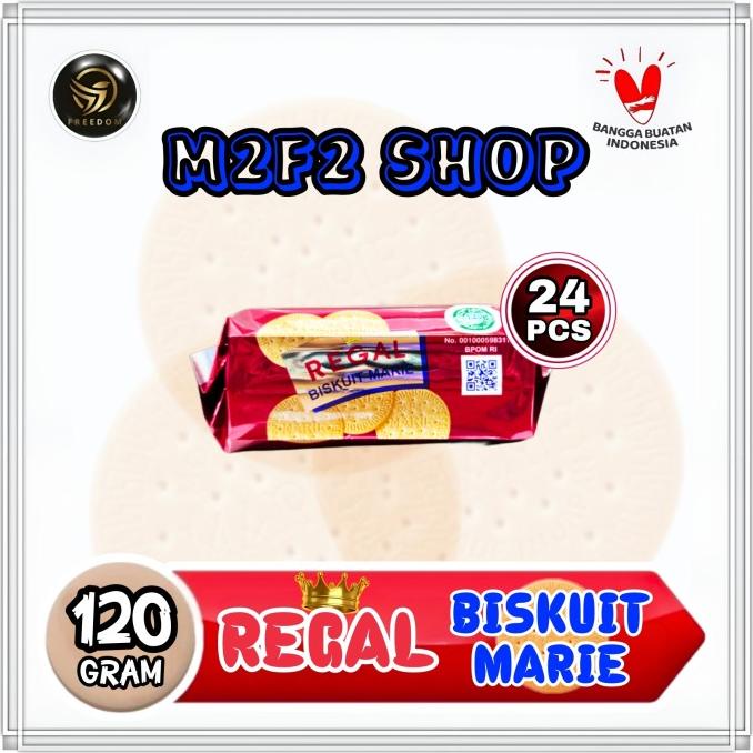 

Biskuit Marie Regal Original Roll - 120 gr (Harga 24 Pcs)