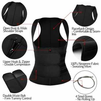 BIBI UBRA Korset Wanita Pembentuk Tubuh Slimming Body Shaper Zipper - HL-8 Mampu mengatasi beragam masalah di tubuh Anda seperti postur tubuh kurang tegak, perut buncit, hingga dada kendur