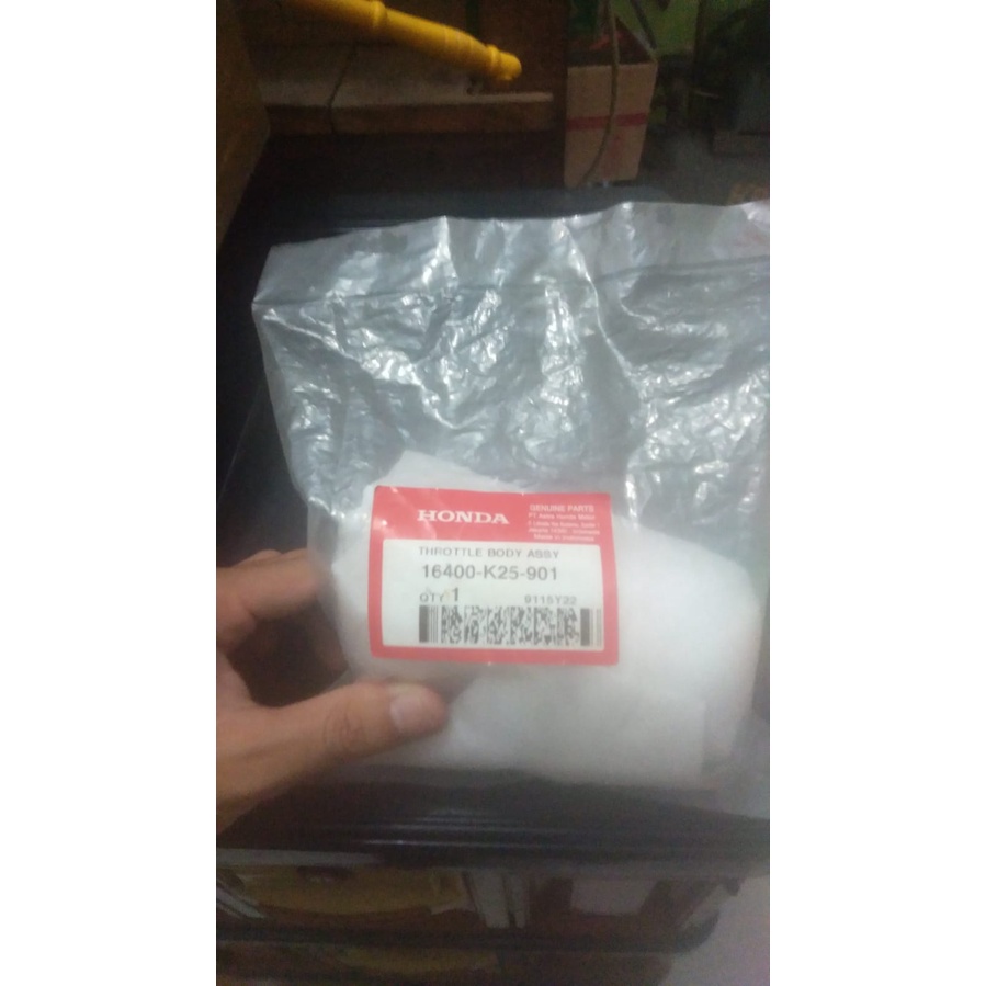THROTTLE BODY BEAT FI 2013 16400-K25-901 ASLI HONDA