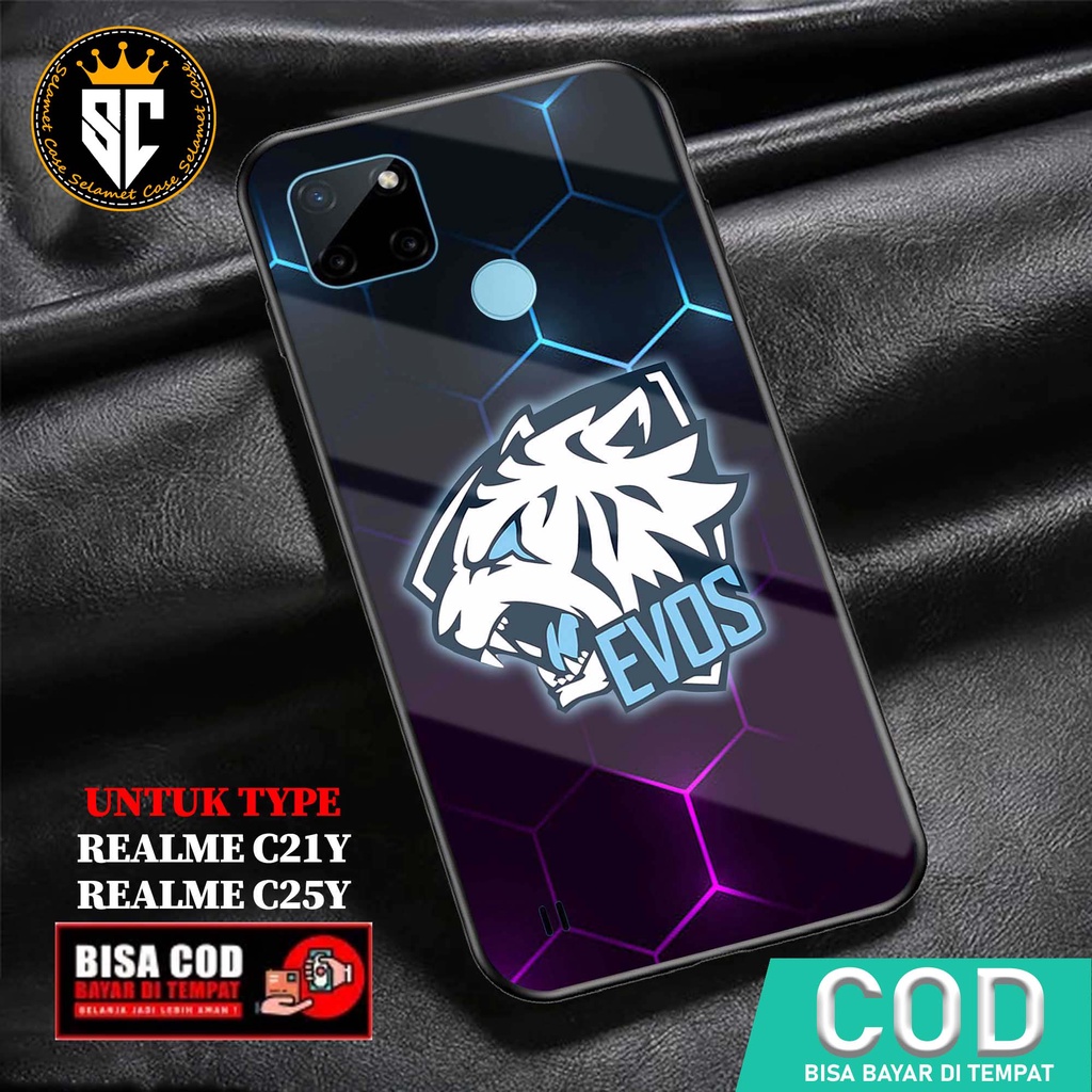 Case Realme C21Y C25Y Casing Realme C25Y C21Y Selamet Case [EVOS] Case Glossy Case Aesthetic Custom 