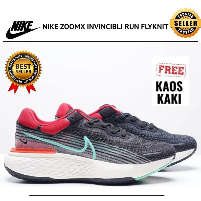 Nike zoomx invincible run flyknit grey infrared black BNIB