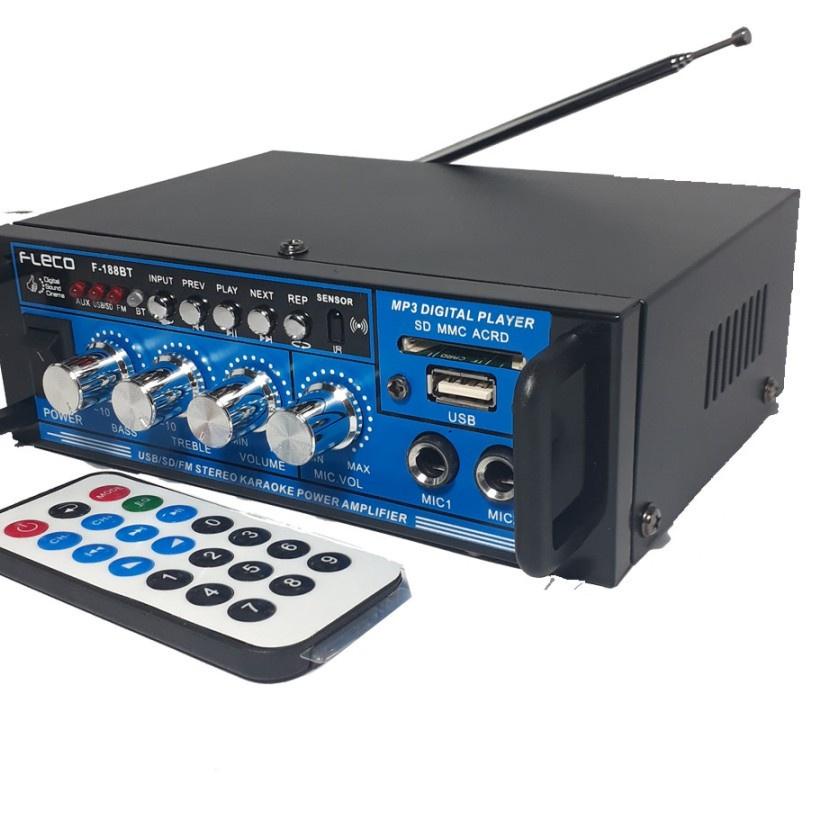 ✷ POWER AMPLIFIER BLUETOOTH F-188BT/AMPLIFIER SALON AKTIF F 188BT/POWER AMPLIFIER & MIXER /AMPLI FLE