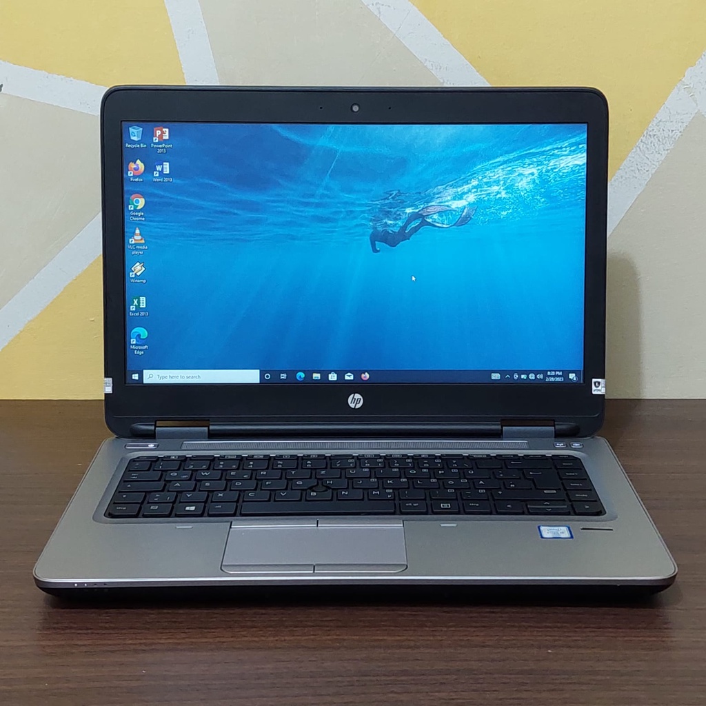 Laptop HP Probook 640 G2 Core i5-6300U 8GB/256GB SSD Win 10 Siap Pakai Murah Berkualitas