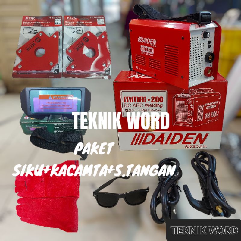 MESIN LAS DAIDEN MMAI 200 INVERTER DAIDEN MMAI 200 TRAVO LAS DAIDEN MMAI 200