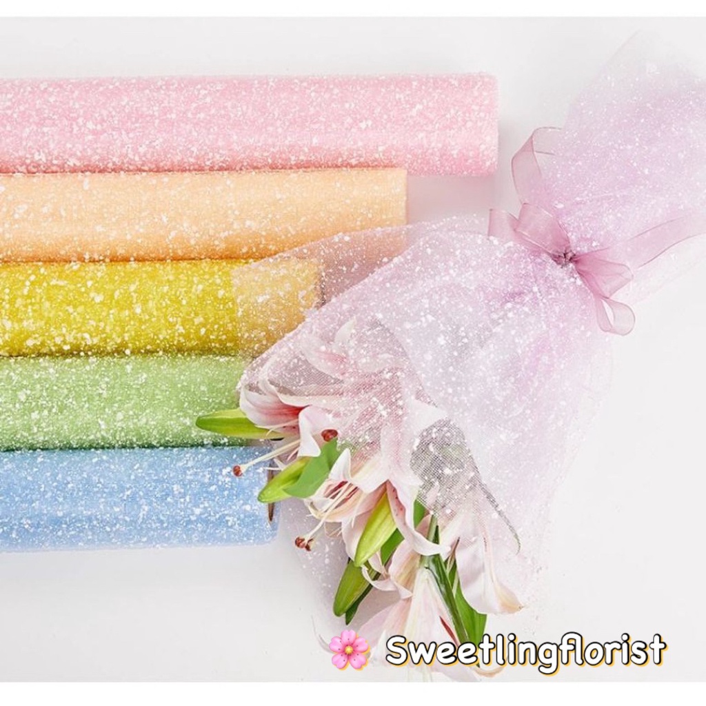 

Flower Wrapping Paper Jaring Snow Tile / Jaring Salju Roll
