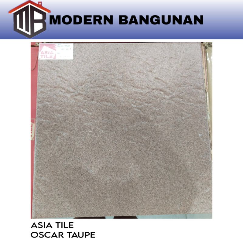 Keramik lantai 40x40 Asia tile Oscar taupe kw1