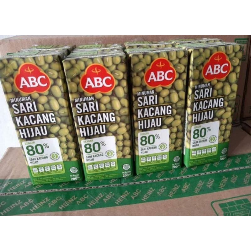 

Abc sari kacang hijau kemasan 200ml dan 250ml harga termurah