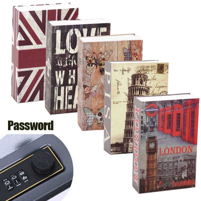 Kotak Buku Novel Security Box Password Lock Size S - DHZ005