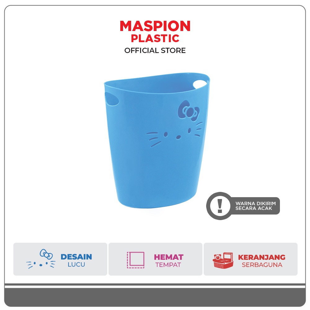 Maspion Tempat Sampah Plastik Tabby Basket