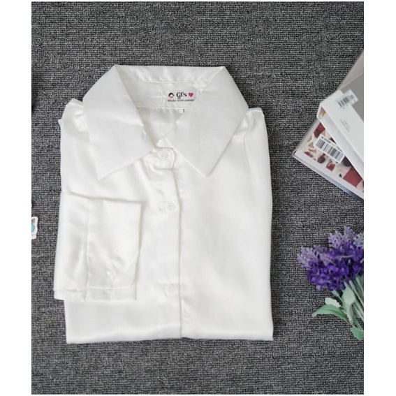 NunuLisaTan - Bonus Bross Kemeja Blouse Wanita SATEEN PREMIUM SHIRT