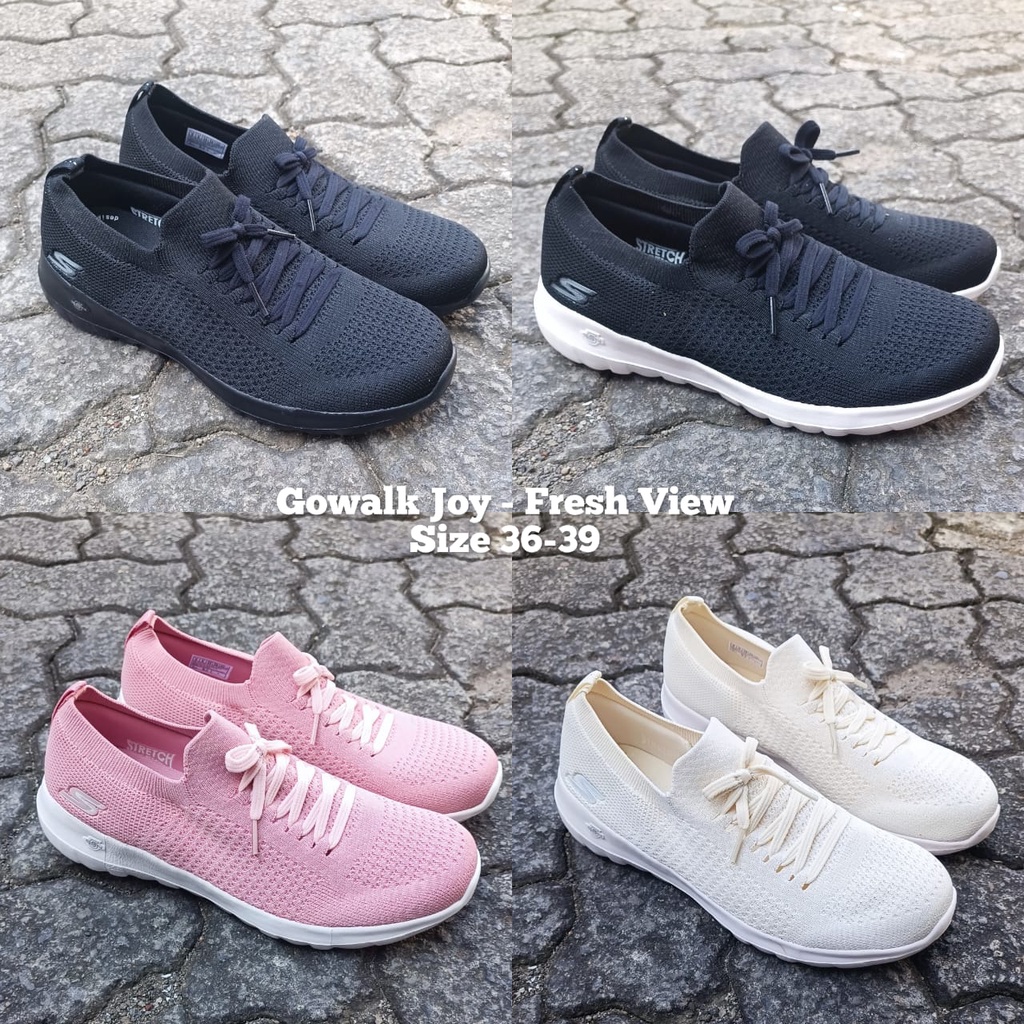 NEW ONE !! SKECHERS WANITA / SEPATU LARI / SNEAKERS WANITA / SKECHERS JOY FRESH VIEW