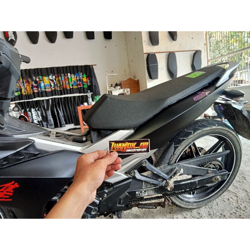 Jok mx king modif roadrace - mx king - jok roadrace mx king ozza kulit