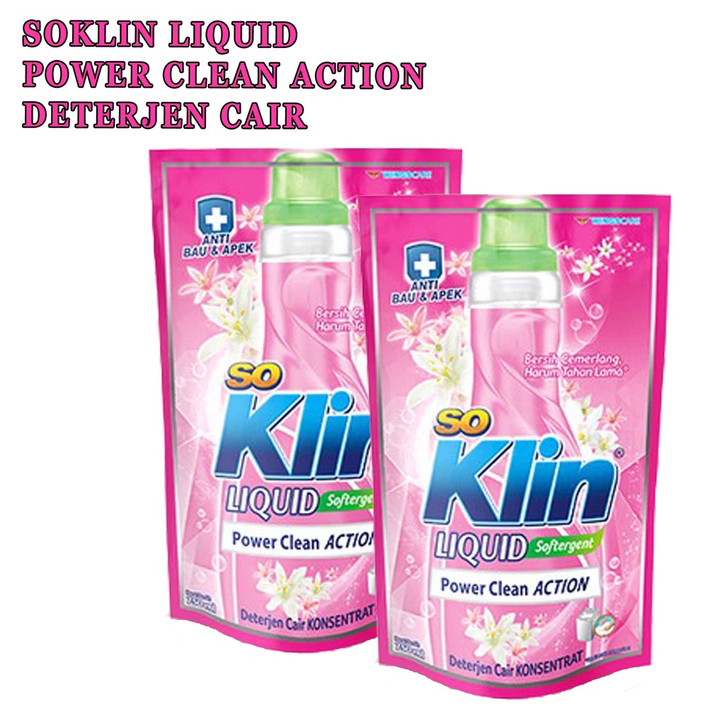 SOKLIN LIQUID SOFTERGENT POWER CLEAN ACTION 720ML