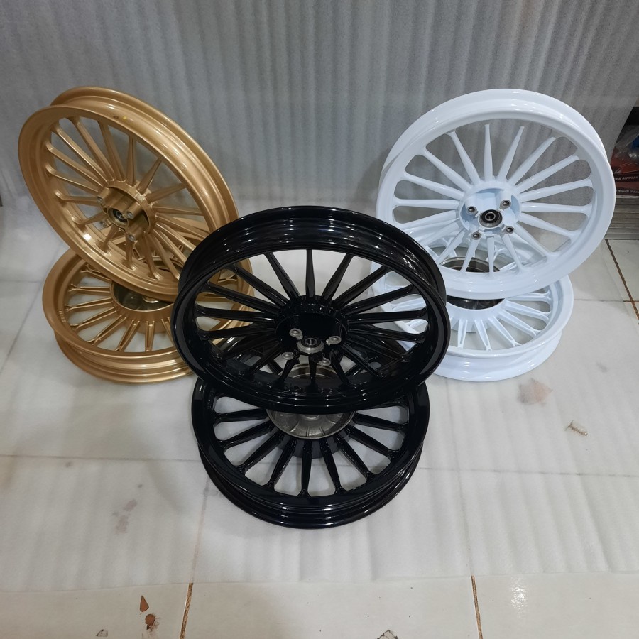 VELG RACING MIO SMILE MIO SPORTY MIO M3 TYPE GALAXY V ROSSI VENOM GALAXY 2 MODEL DAYTONA PALANG 18 U