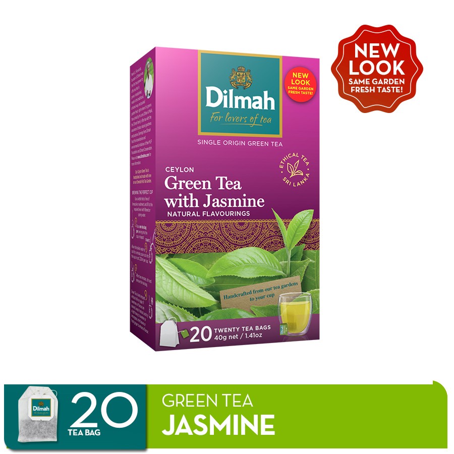 Teh Dilmah No Envelope 20 sachet Jasmine