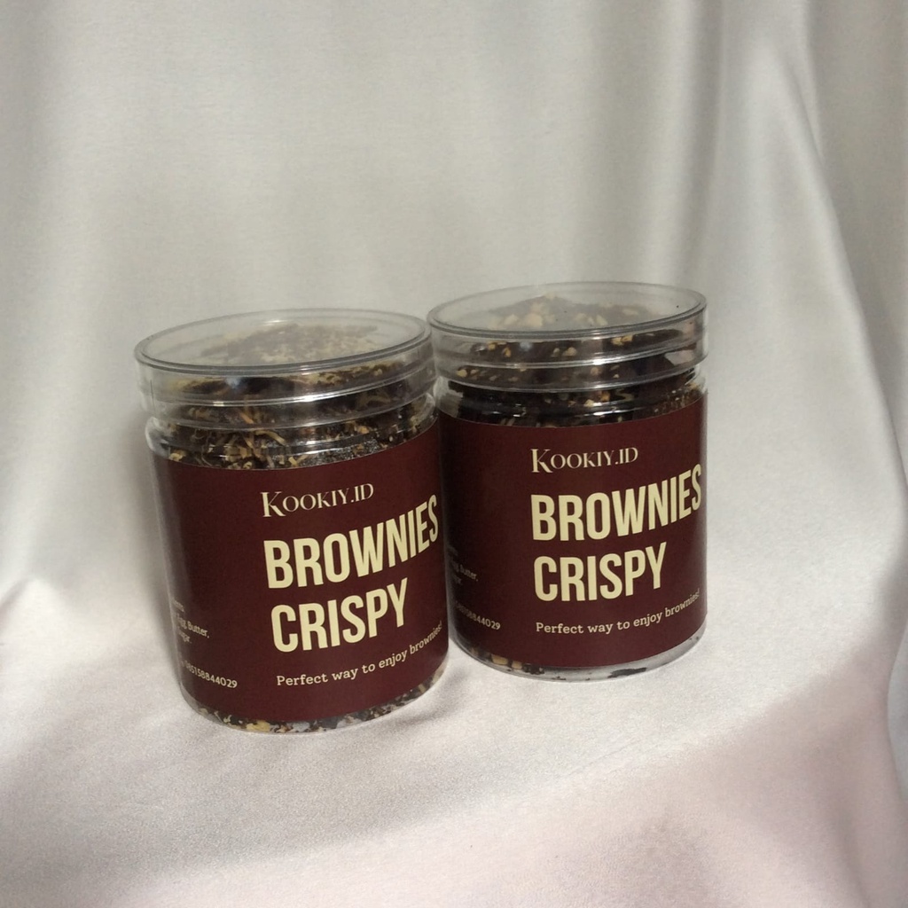 

Brownies Crispy/ Brownies Kering