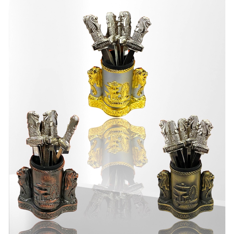 Souvenir Singapore / Oleh-Oleh  Singapore / Pajangan Singapore / Hiasan Garpu Singapore