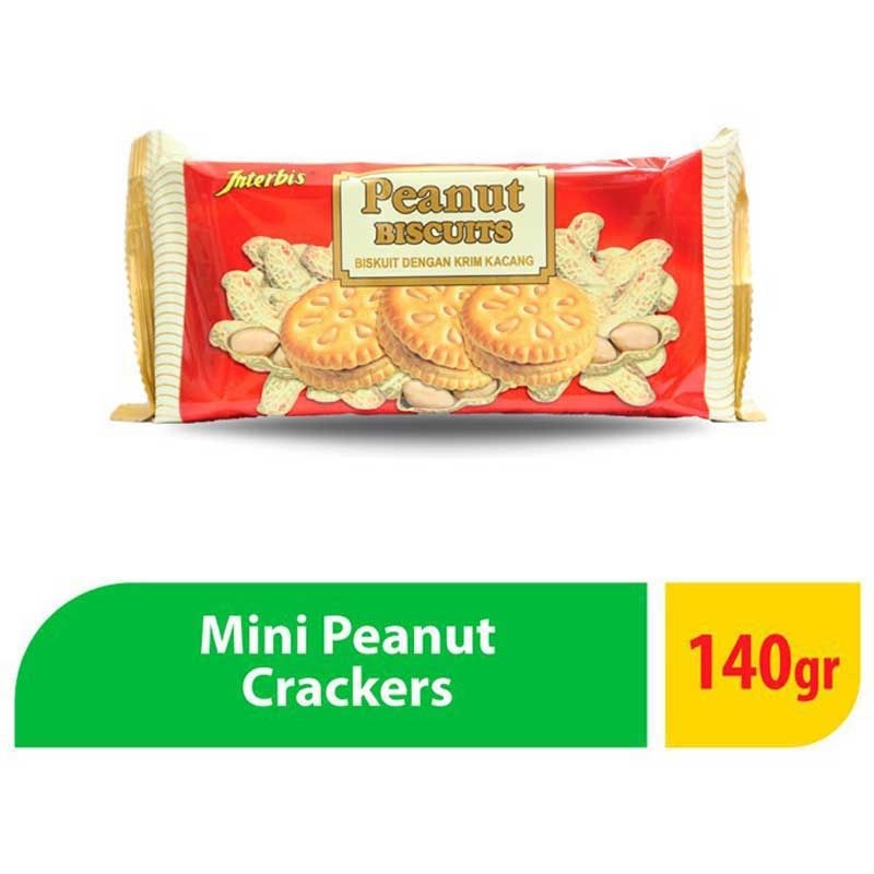 

Interbis Peanut Crackers 140g