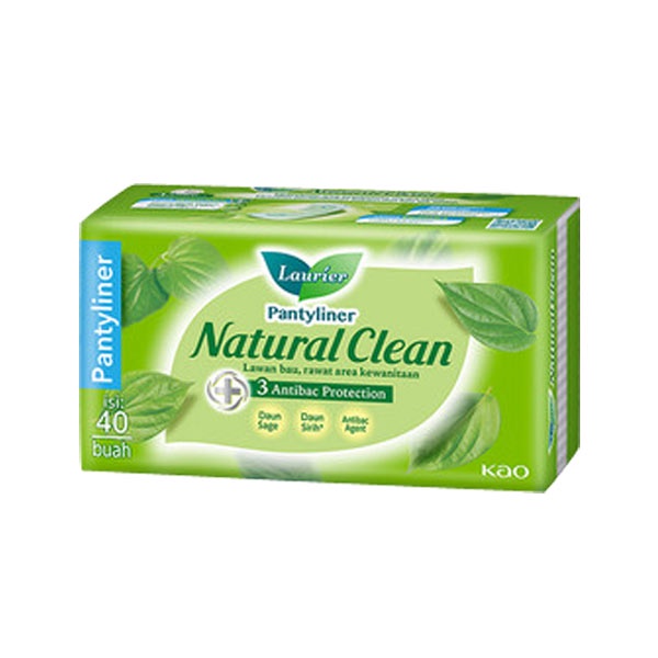 Promo Harga Laurier Pantyliner Natural Clean 40 pcs - Shopee