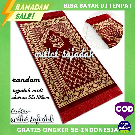 Sajadah Turki Premium Tebal Mini Import Turkiye Motif Bunga Sjadah Travelling Mewah Halus Busa Polos Anti Slip Pouch Grosir Kecil Travel Empuk Traveling Murah Jumbo Sejadah Laki Dan Perempuan Souvenir Sajadah Turkey Turki Ukuran Medium 55X110 Cm Peralatan