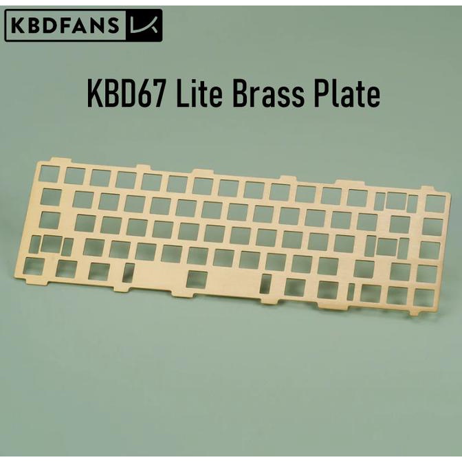 Kbd67 Lite Brass Plate - Kbdfans [Cod]
