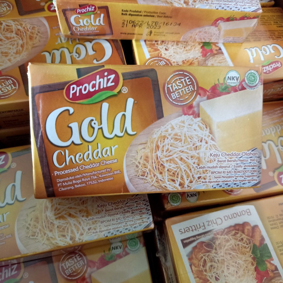 Prochiz Gold Keju Cheddar Olahan 160gr