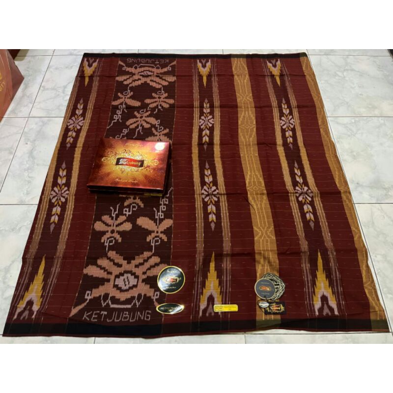 SARUNG KETJUBUNG TCW RED (JAHIT TENGAH)