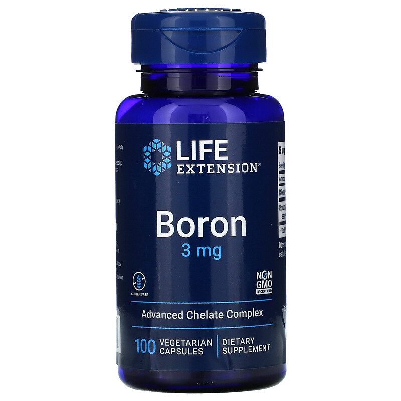 Life Extension Boron 3 MG 100 vegi caps ORI USA