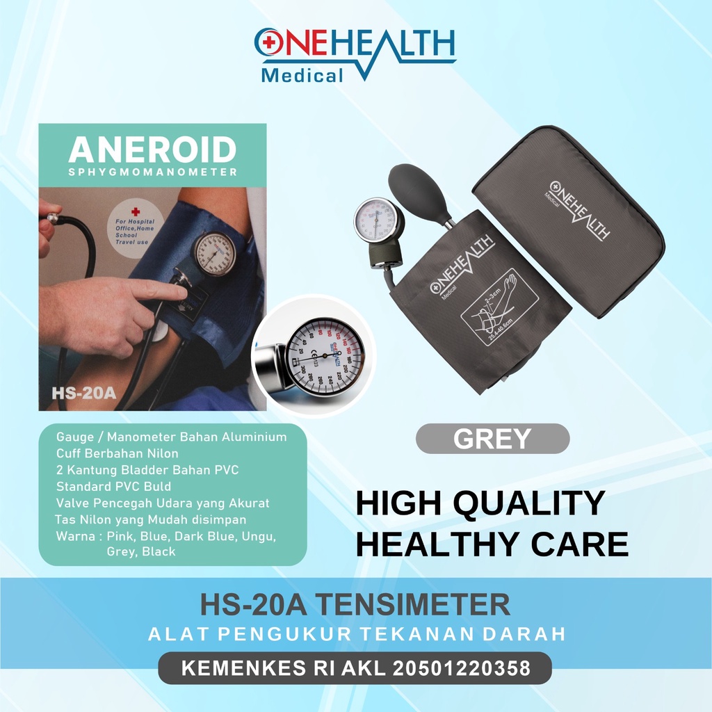 Alat Tensi Darah Tensimeter Manual Onehealth Tensi Jarum Jam Alat Ukur Tekanan Darah
