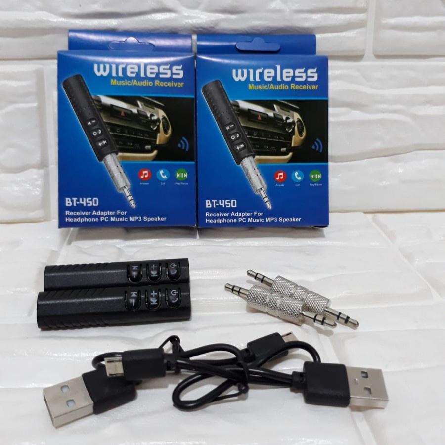 FG BLUETOORH RECEIVER CK-450 BT-450 / CAR ADUIO JACK KITMUSIC BT450 3.5MM